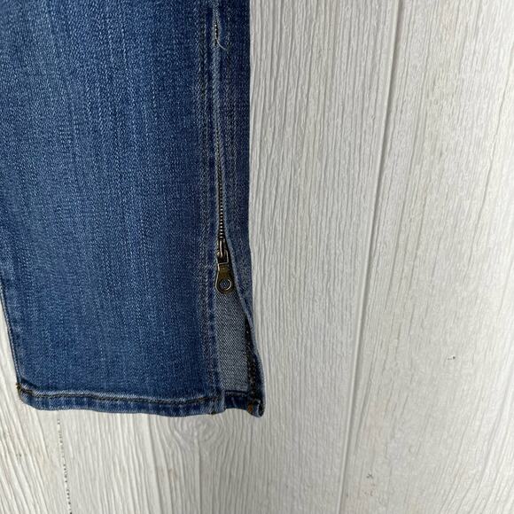 FRAME Denim Le Boy Picadilly Zip Ankle Cropped Jeans Size 26 - Picture 2 of 8